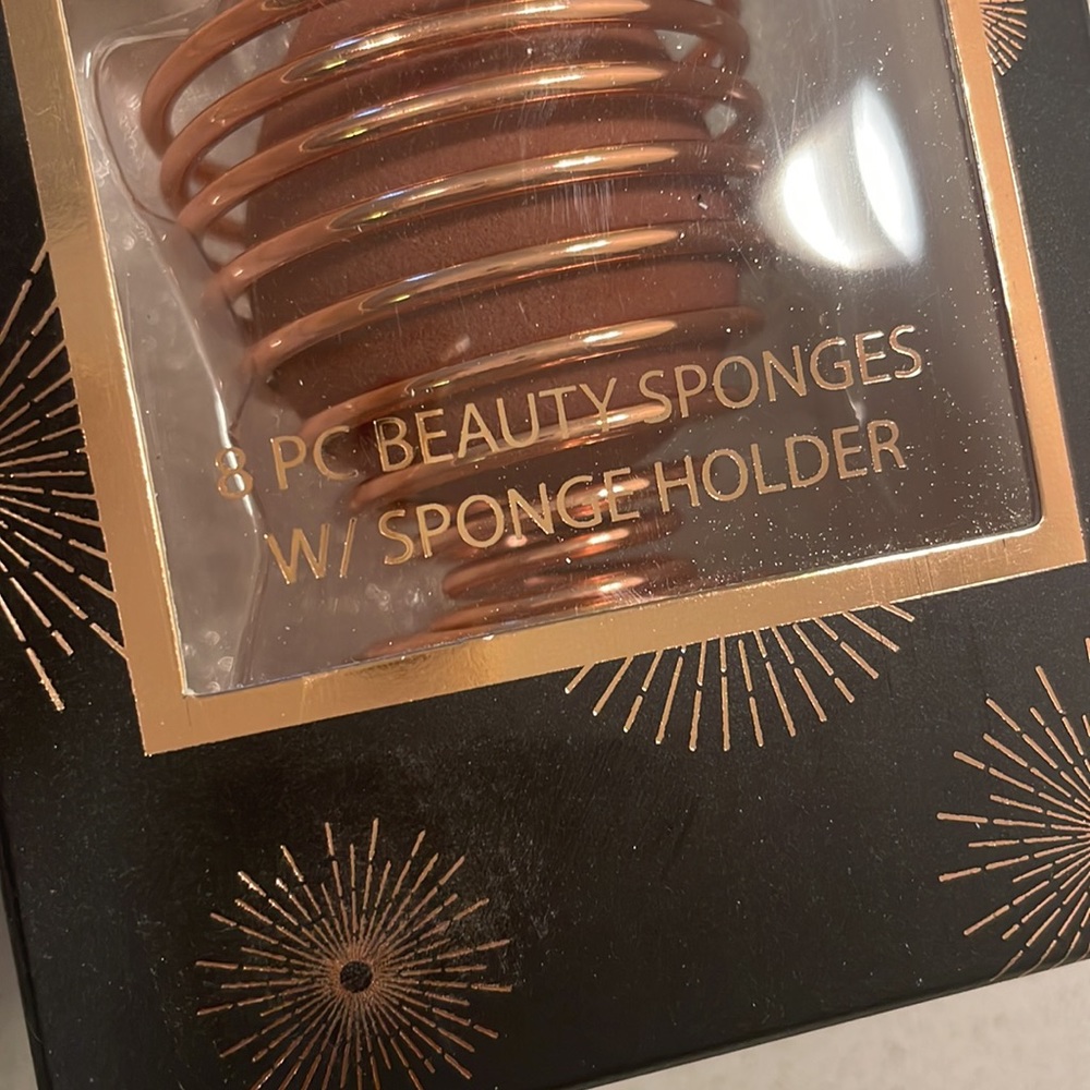 8pcs beauty sponge set with holder - Picture 4 of 4
